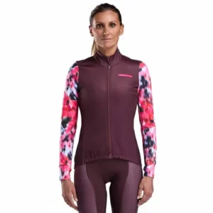 Women's thermal jacket perf orchid bordeaux