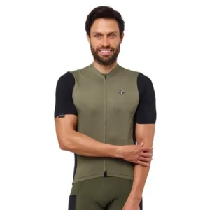 perf gravel khaki unisex jersey
