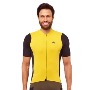 perf gravel yellow unisex jersey