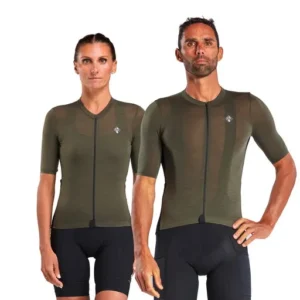 perf merino unisex gravel khaki jersey