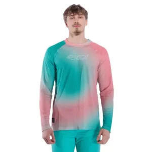 perf mtb ruts n waves blue long sleeve jersey