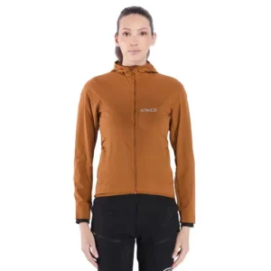 Pocket roam women's mtb windbreaker perf caramel