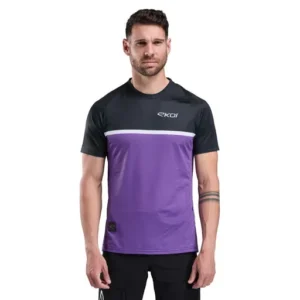 Jersey short sleeves mtb perf purple