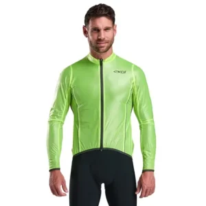 Rain jacket perf shark yellow neon