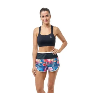 Women shorts run tropical