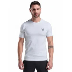 T-shirt lifestyle chain skull white
