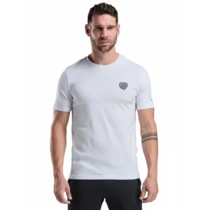 T-shirt lifestyle heart chain white/black