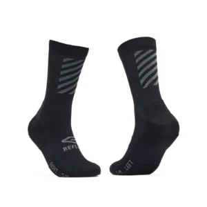 perf reflective 18 cm black socks