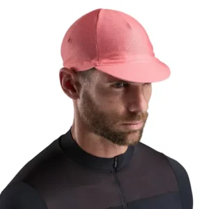 perf coral cap under helmet