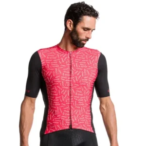 Summer jersey all over red
