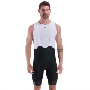 perf gel memory evo black bib shorts