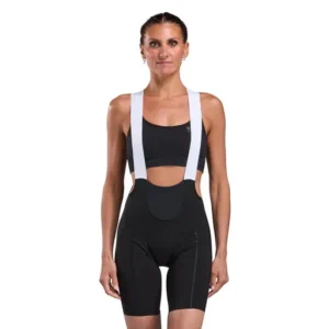 racing cordura evo black anti-abrasion women's bib shorts