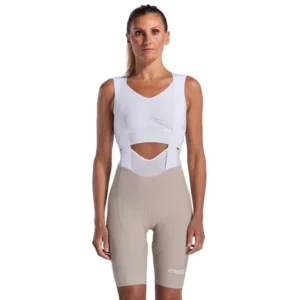 Women's gel power bib shorts perf - sand