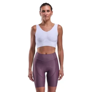 Women's gel power cross strapless shorts perf plum