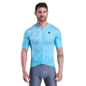perf cobble turquoise jersey