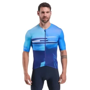 Powerful blue jersey perf