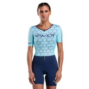 racing graphene azure women's triathlon suit