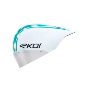 Helmet racing pure aero mirror cat2 white holo aqua