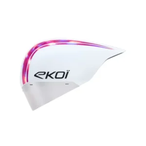 Helmet racing pure aero mirror cat2 white holo pink