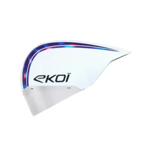 Helmet racing pure aero mirror cat2 white holo purple