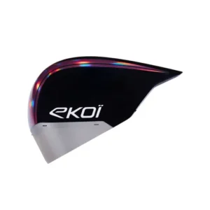 Pure aero black holo cherry mirror cat2 racing helmet