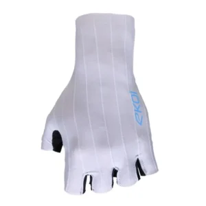 Gant femme racing aero blanc bleu